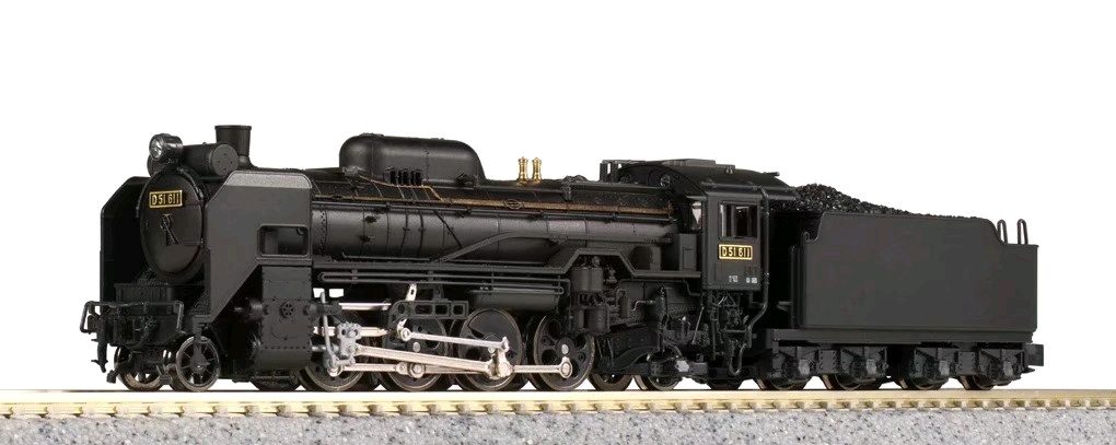 日本国有鉄道d51型蒸気机関车 d51形可以说成为日本蒸汽机车的代名词