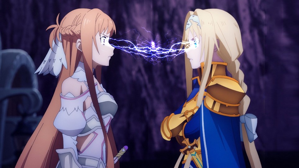 看到亚丝娜和爱丽丝的修罗场,我有一个大胆想法!