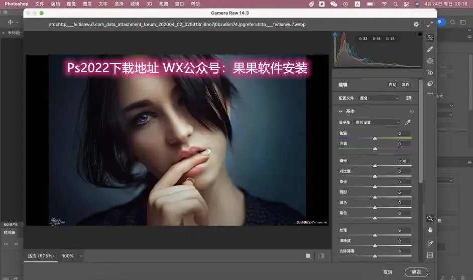adobe photoshop 2022 for mac破解版下载(已更新至v23.3.1)