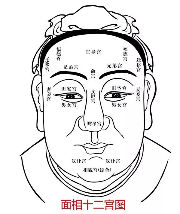 古代人看脸的专业方法面相十二宫