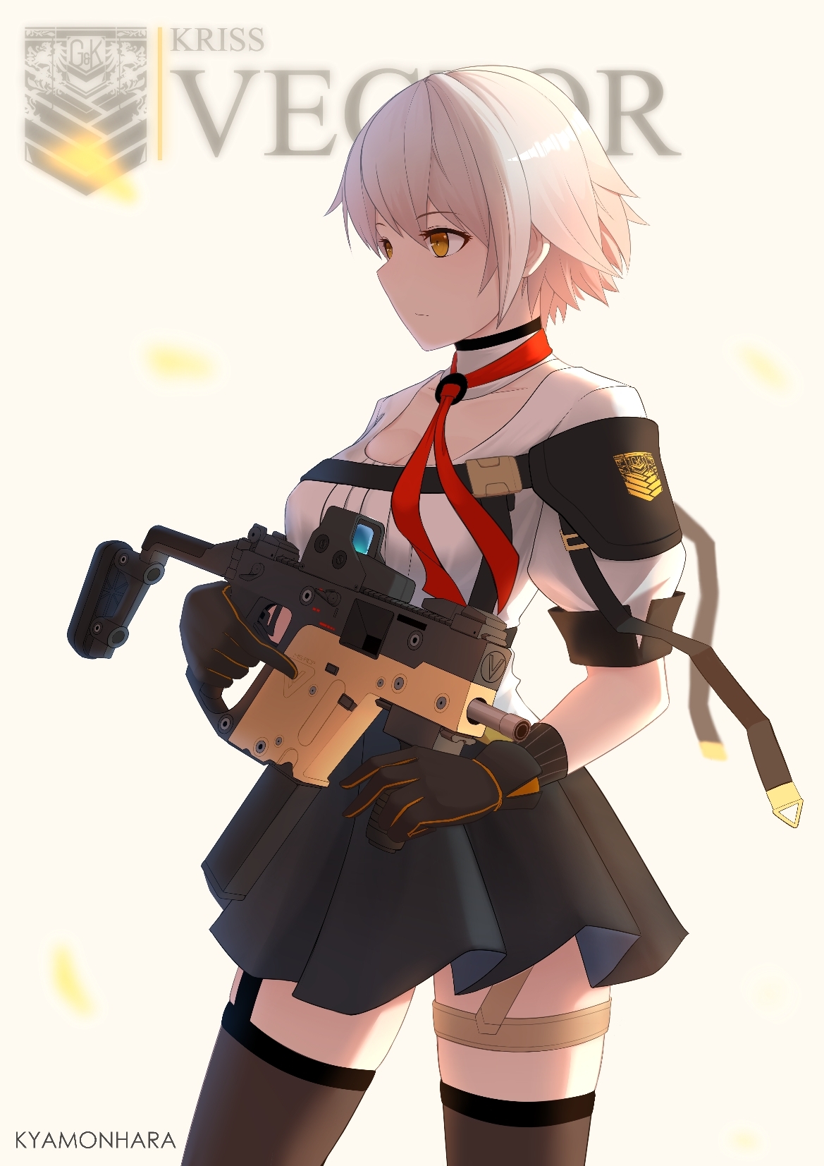 少女前线专辑18,维克托vector专辑,那么喜欢这把冲锋枪吗?傲娇女