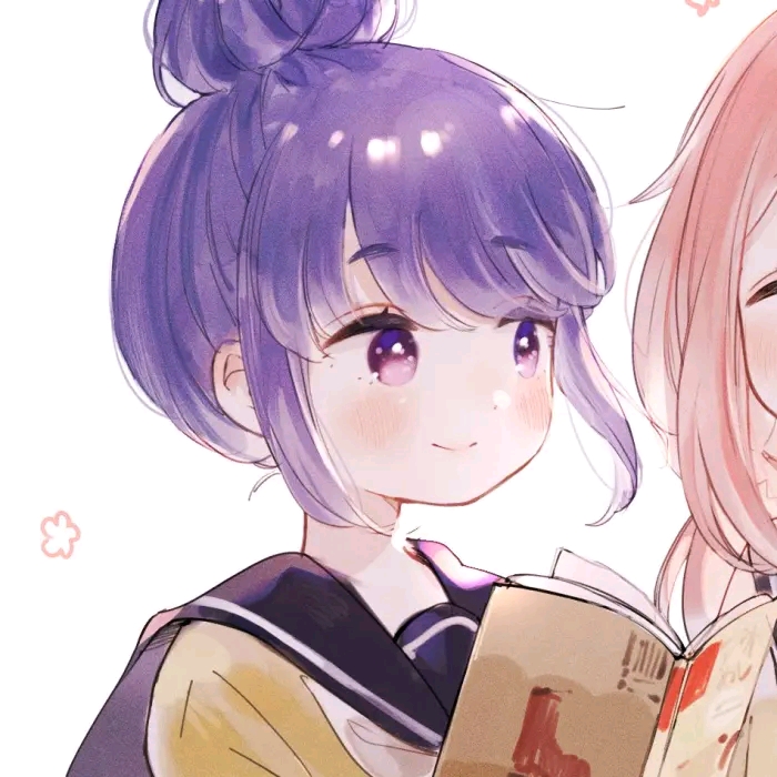 软萌闺蜜头像百合情头软软的好想咬一口