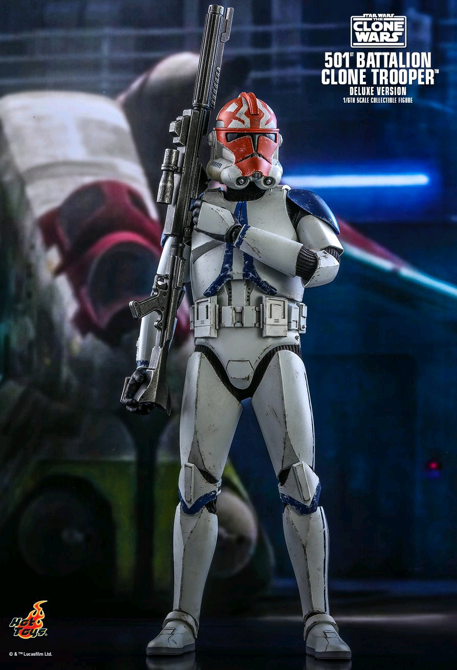 (官图欣赏)hottoys星球大战1/6 501军团克隆人士兵