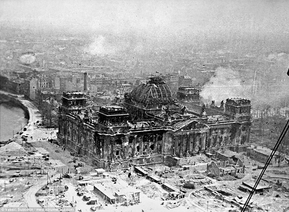 1945年柏林之战苏联红军第150师攻占纳粹德国国会大厦