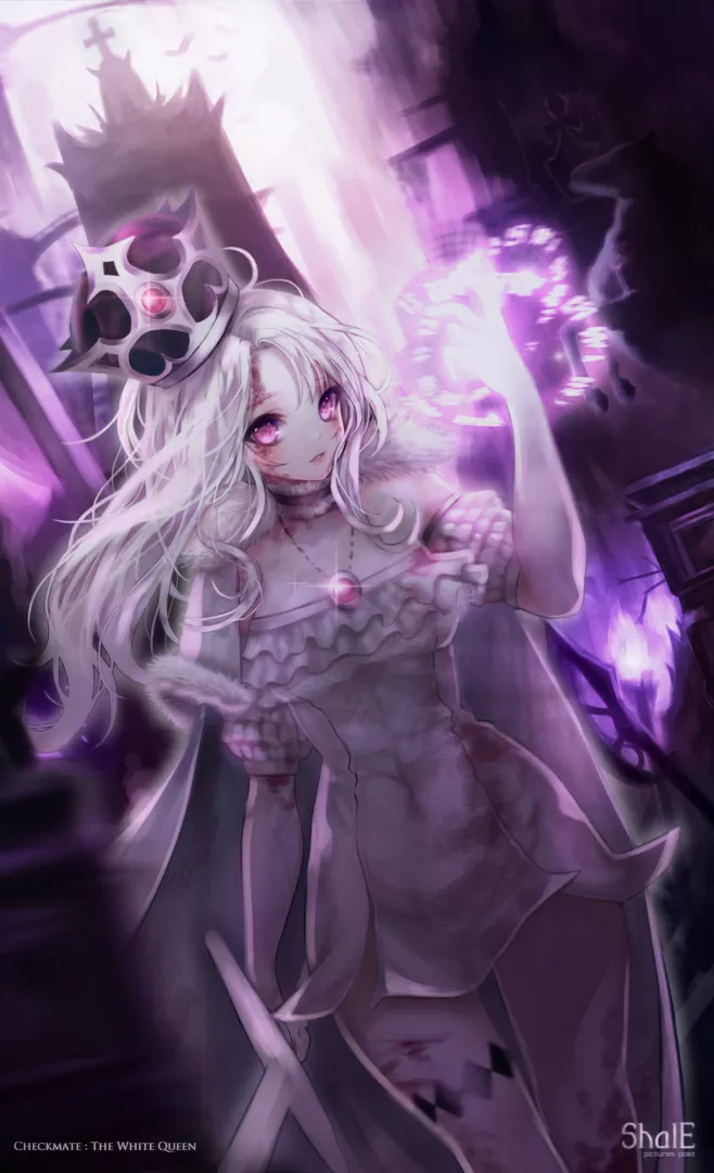 手机壁纸|二次元暗黑系第四期 人物插画 by:b站盐泽 2021年4月3日