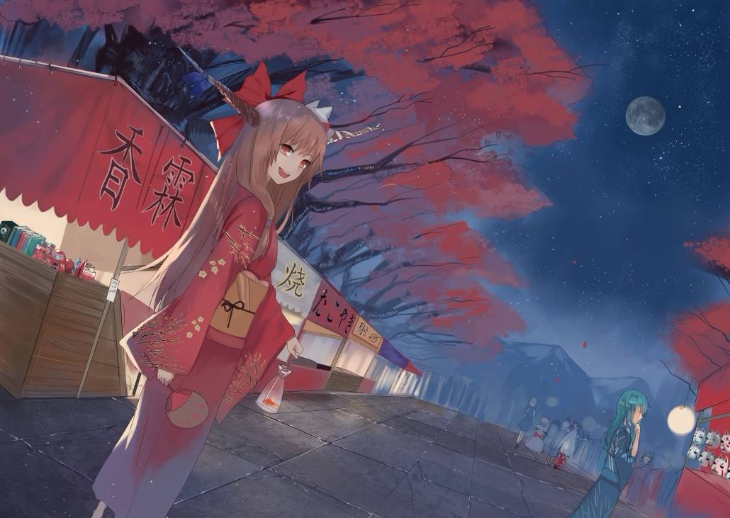 《若鹭鱼也许可以懂的东方人物杂谈》伊吹萃香--今昔大江山