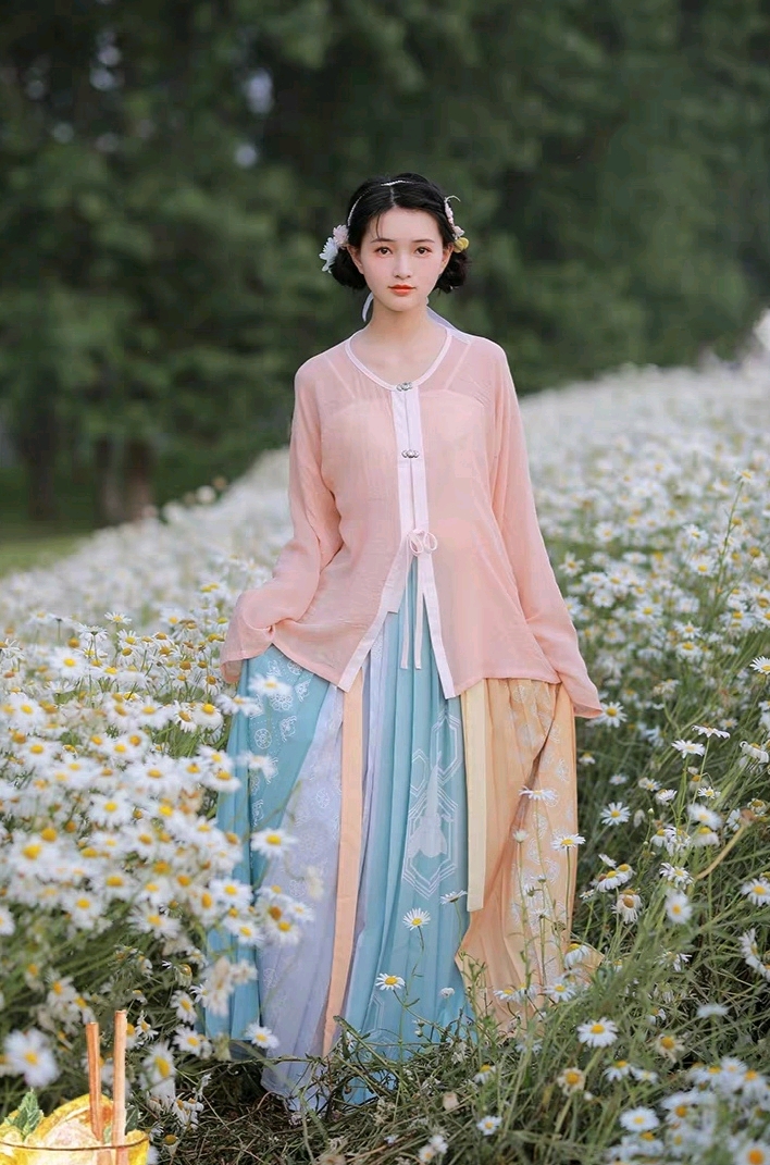 汉服一日一推(262)(马面 长短衫 褶裙)