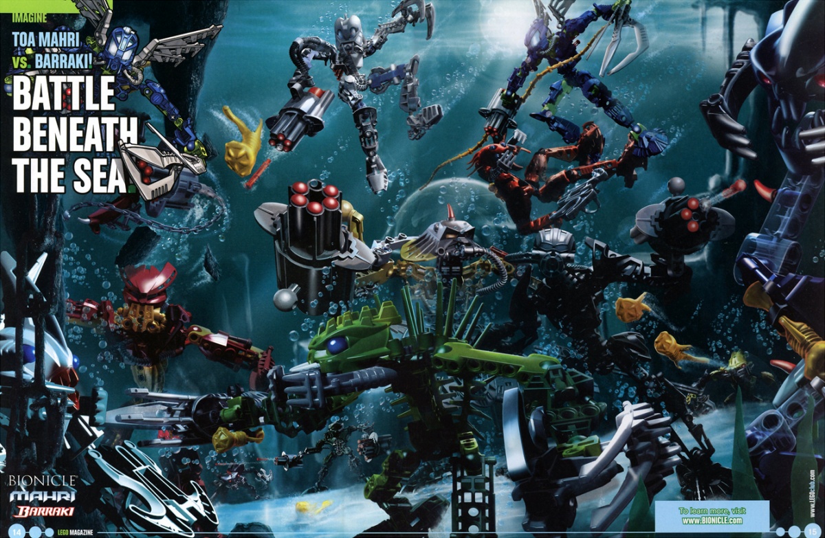 乐高生化战士bionicle 2007年 第七章 – 暗黑之海