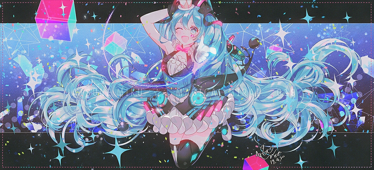 【初音未来】魔法未来2019精选美图壁纸集一(37期)