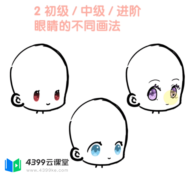 q版人物的眼睛怎么画丨插画教程