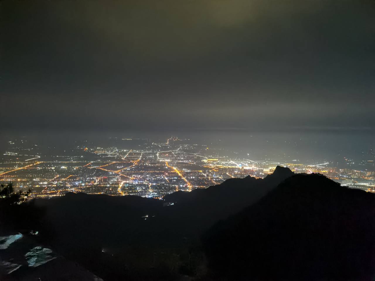 五一游记(一)——泰山夜景