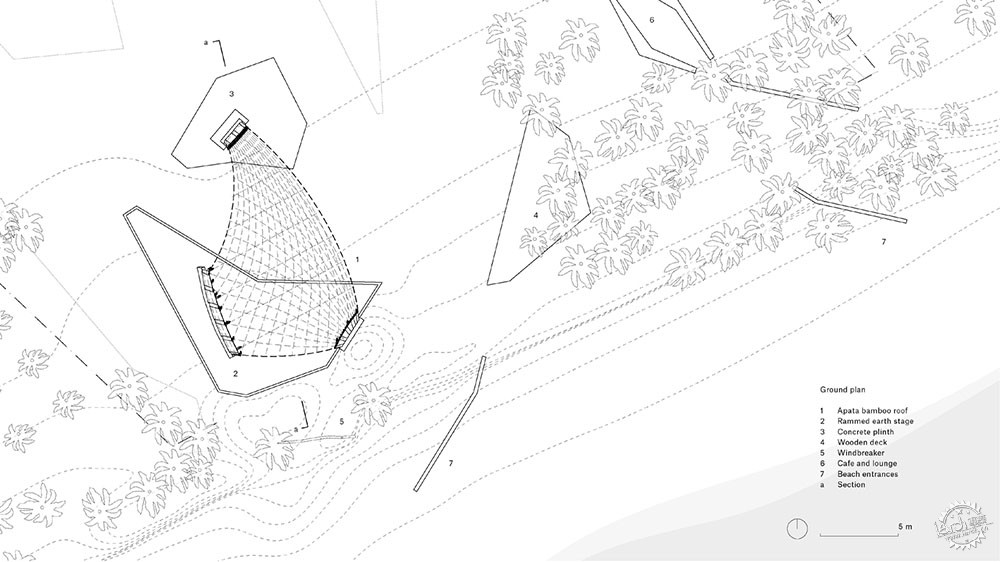 haduwa露天剧院——竹子建筑的代表