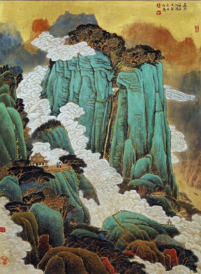 当代青绿山水画名家 | 金碧重彩山水的复出