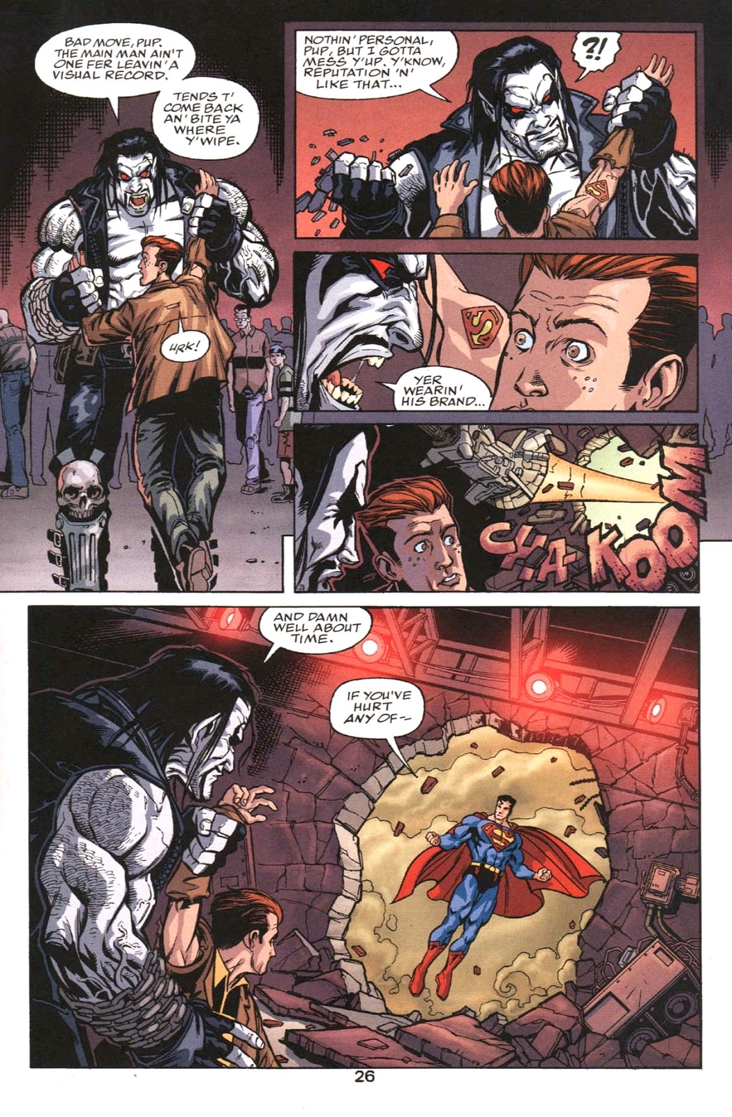 dc first : superman / lobo(暴狼罗伯与超人)