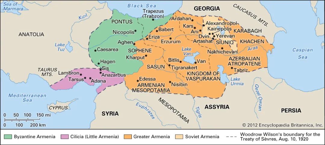 亚美尼亚中世纪史二大亚美尼亚王国公元330428年