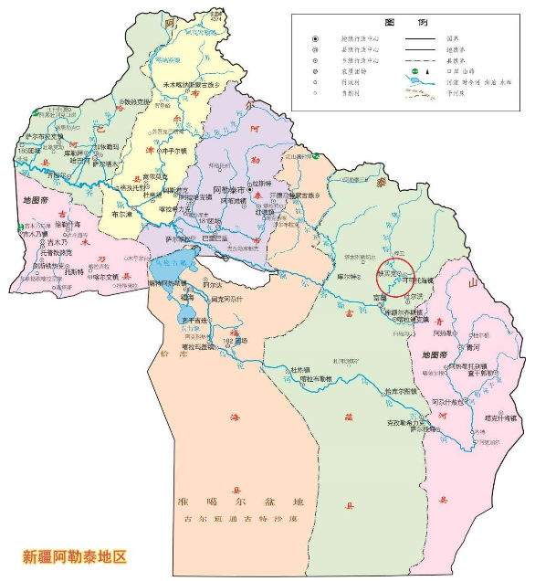 科技 人文历史 中国特殊行政区划 阿勒泰地区:新疆维吾尔自治区地区