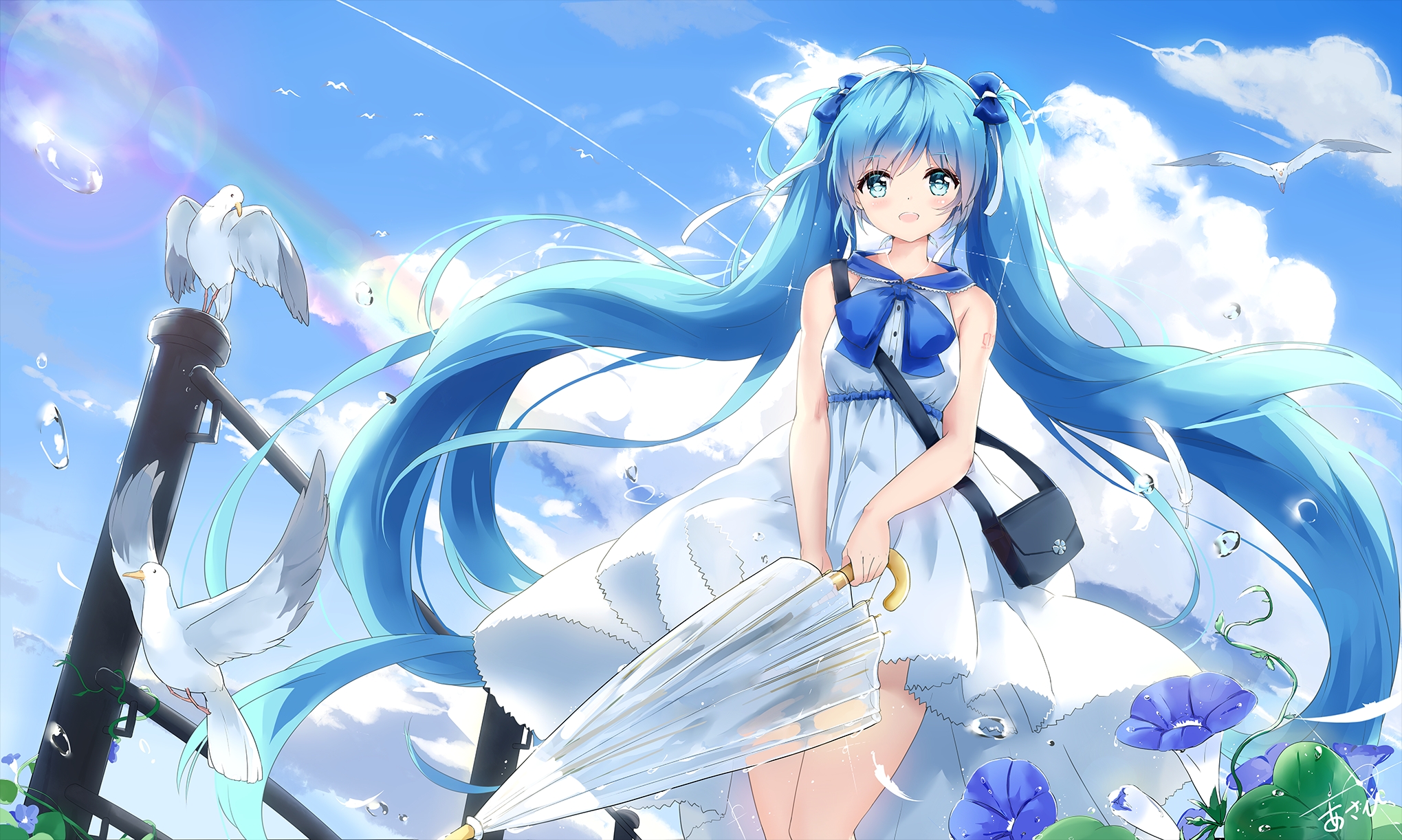 【初音未来/壁纸】初音miku超清美图分享 世界第一公主殿下骑士团前来