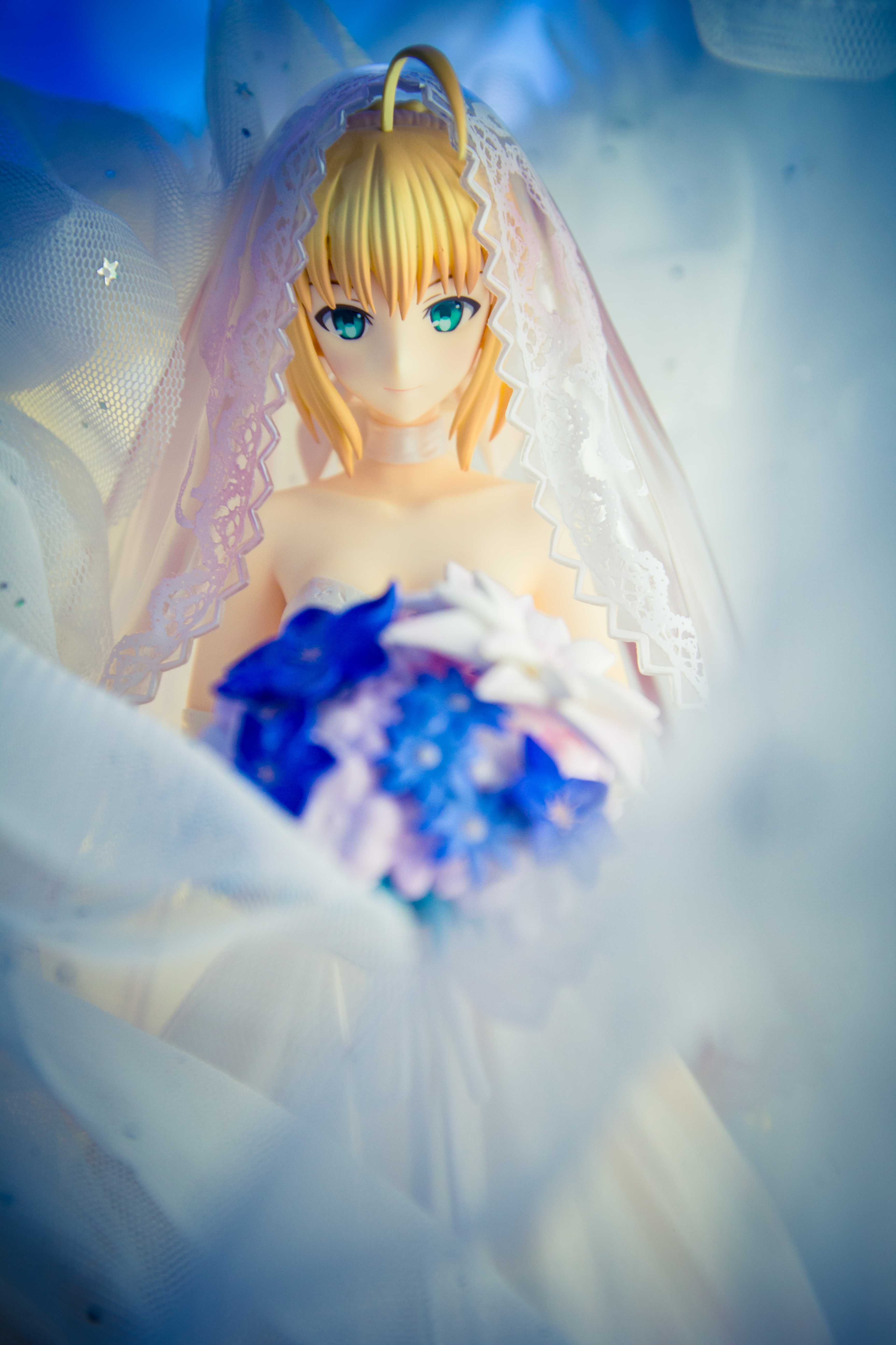 【手办美图】隐藏于saber那纯白礼服下的绝美私服鉴赏
