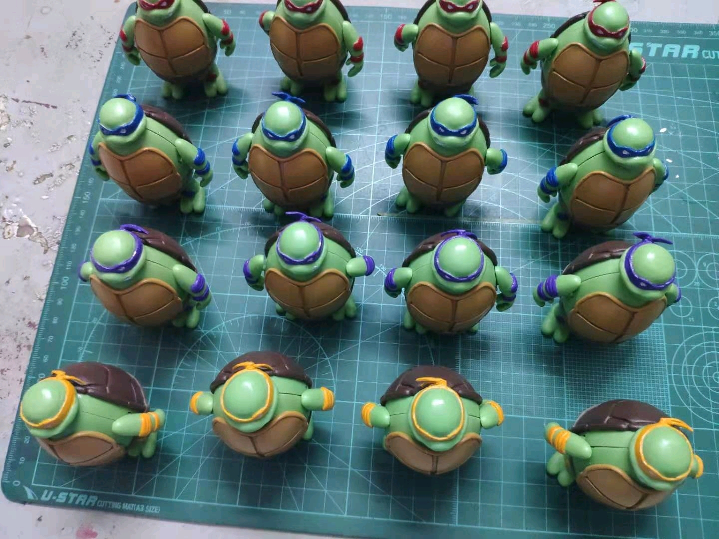 钟爱评测 diy 变形蛋 忍者神龟