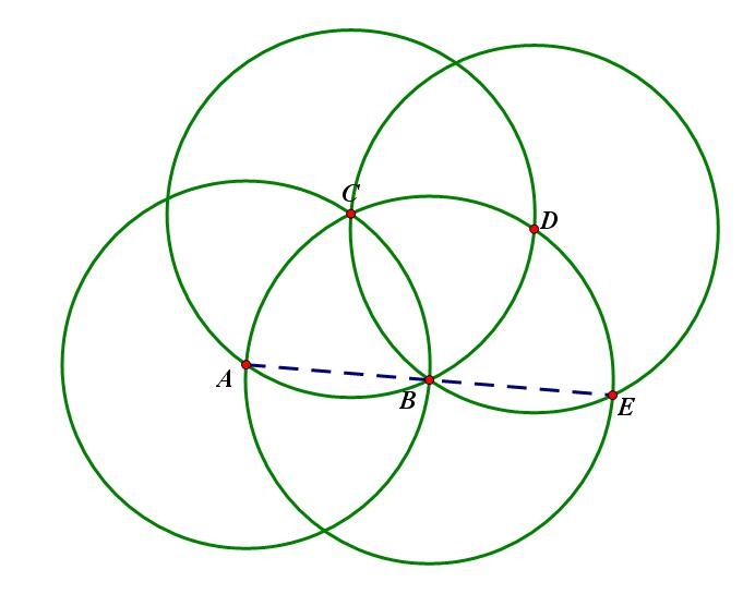 尺规作图变种:圆规作图