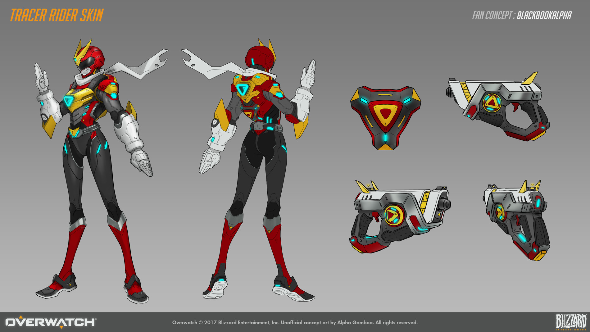 5款超牛〇粉丝自制守望皮肤#01