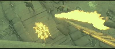 gif 另外,93式火焰喷射器的喷枪设计十分落后,操作十分复杂