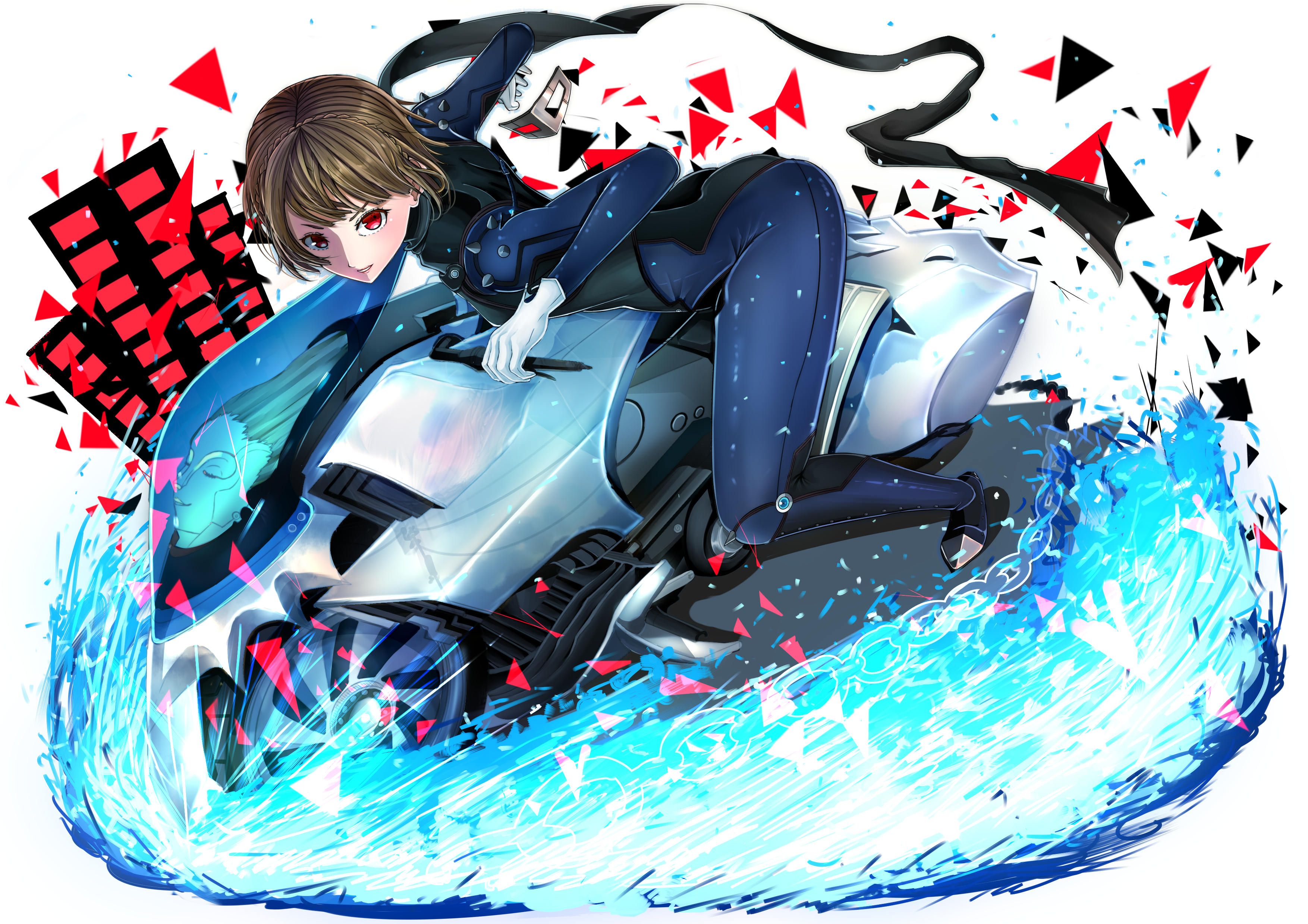 persona5壁纸欣赏(新岛真与佐仓双叶专场)