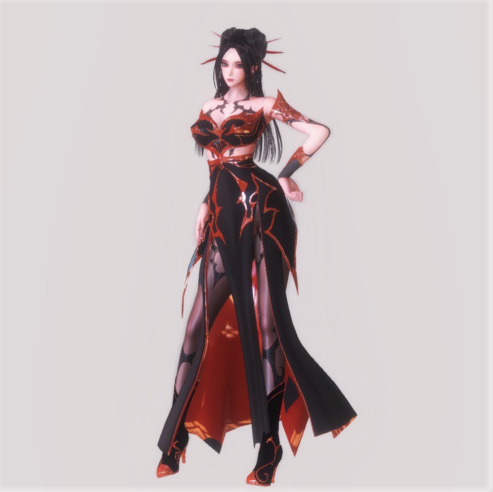 国漫崛起:国产动漫女神画师神还原:焰灵姬插画分享