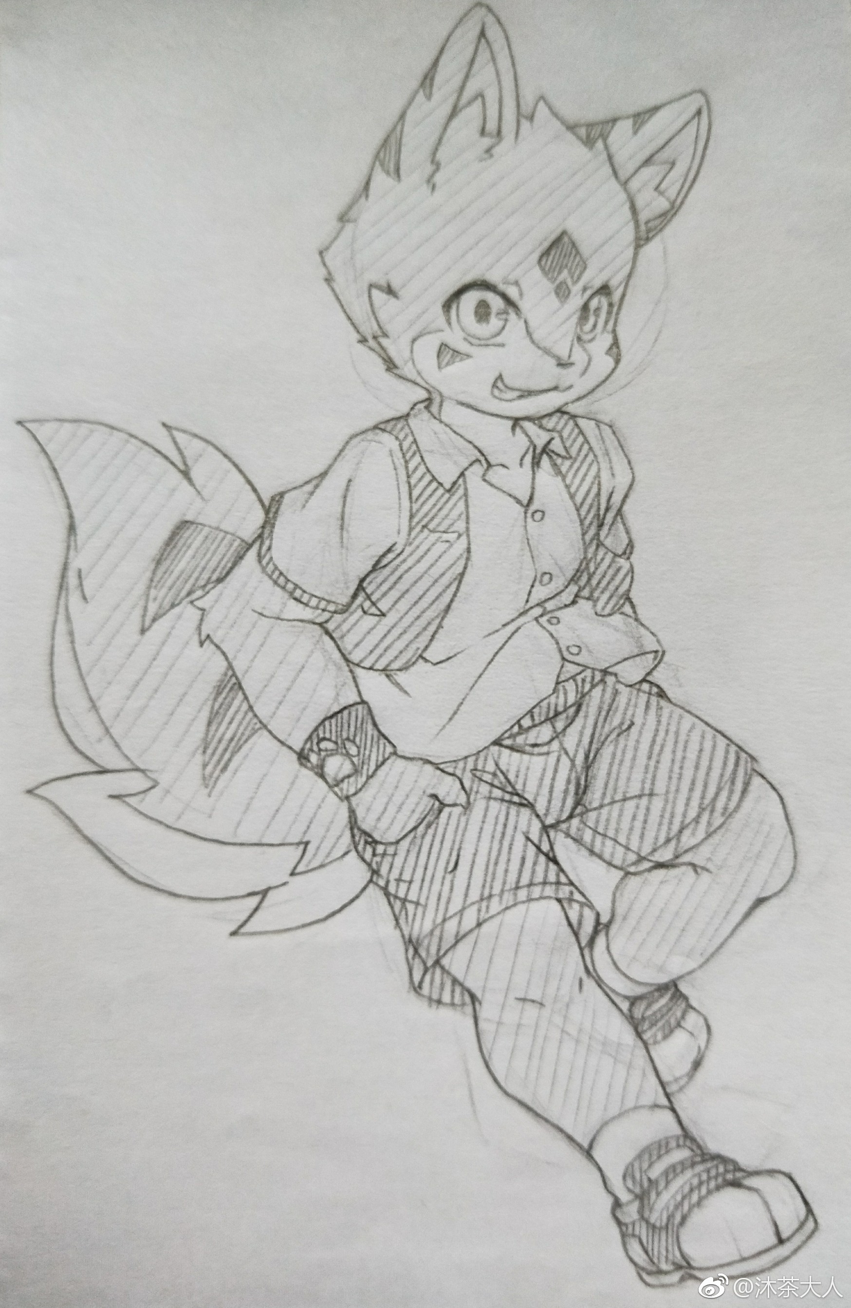 furry獣兽图v特推画师沐茶lio