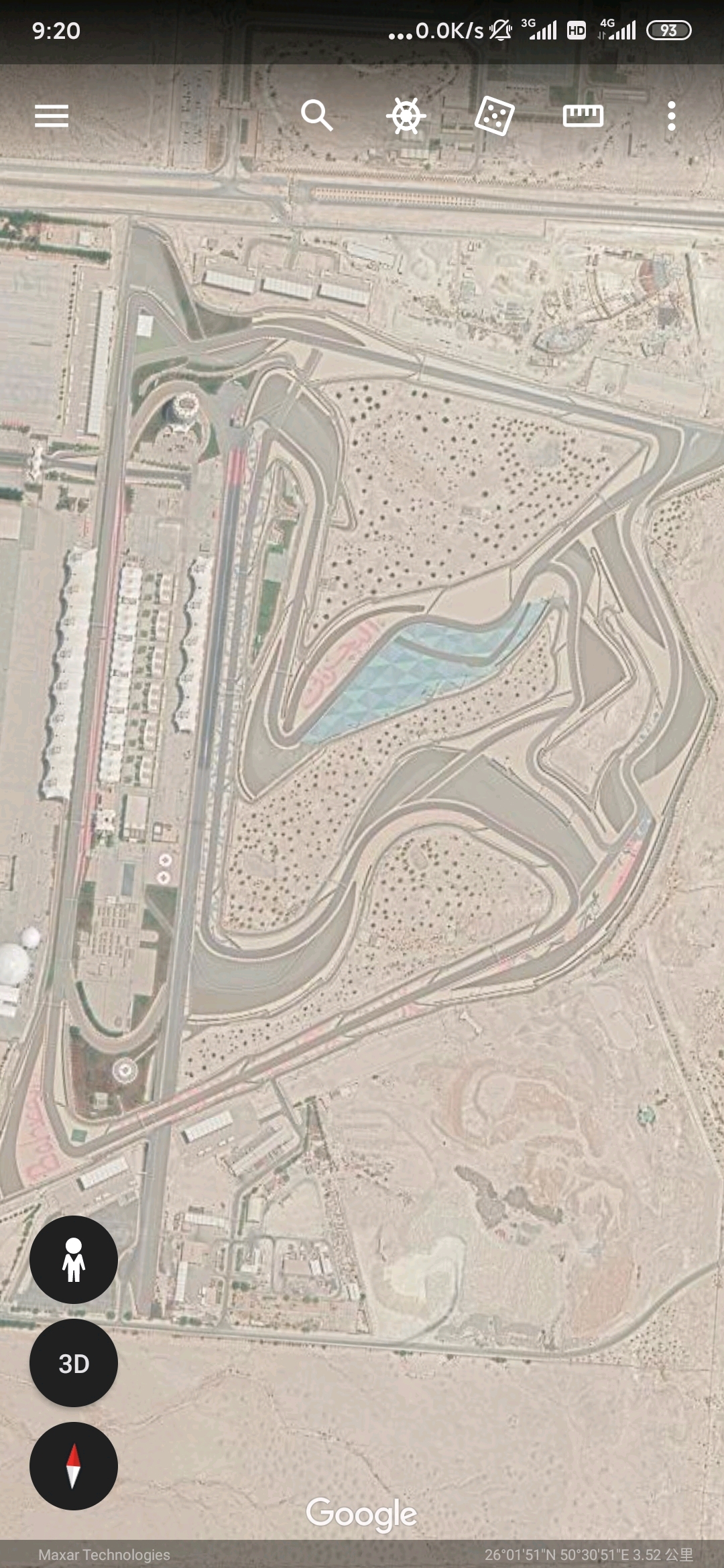 如何在地图上找到f1各大赛道(巴林国际赛车场)