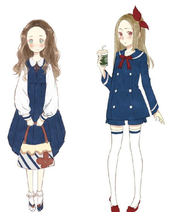 日式水手服怎么画很全面详细的水手服绘制教程