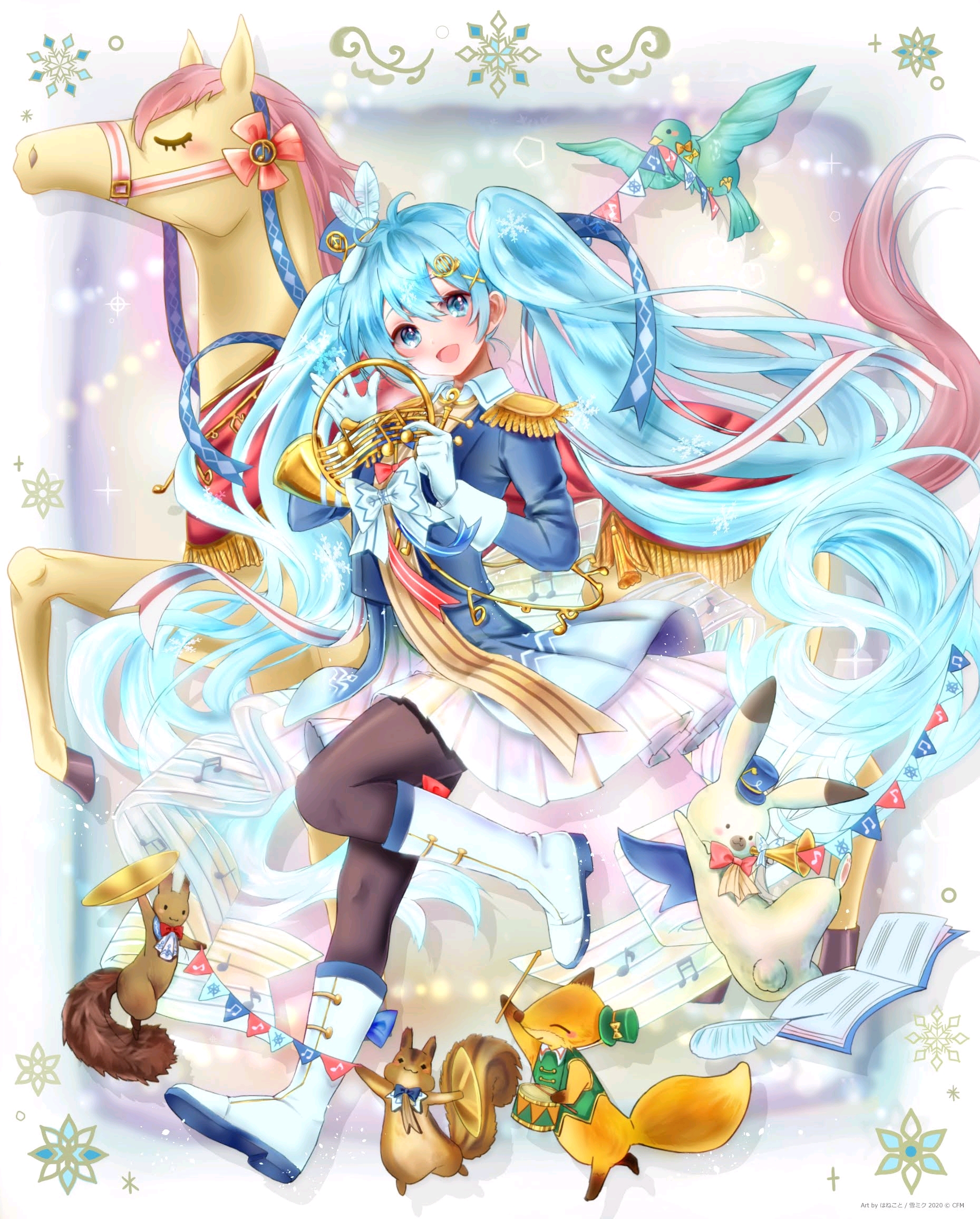 超好看的初音未来和洛天依