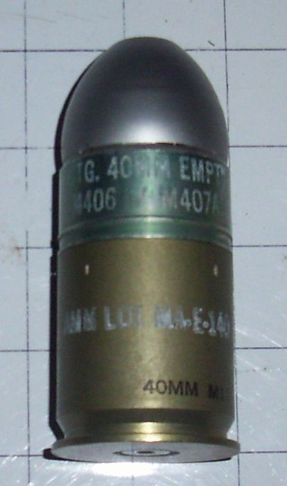 m406(口径40毫米,装填高爆炸药的榴弹)从m79发射出来的枪口初速大约为