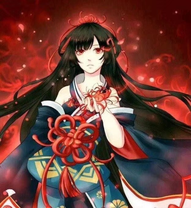 于是,彼岸花成了来自黑暗的爱情使者,因为它见证了一段黑色的死亡.