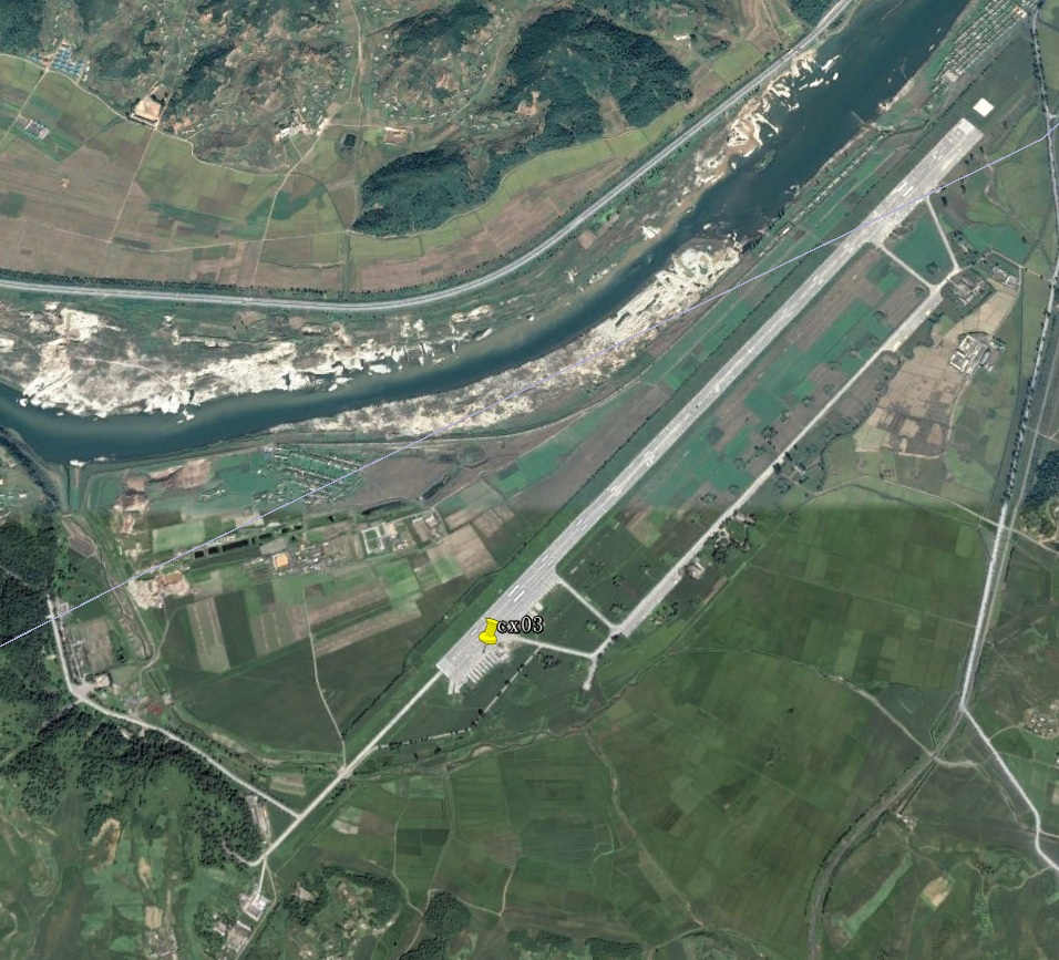 朝鲜各机场的分布