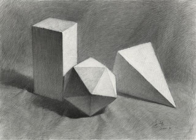 素描丨几何体结构解析