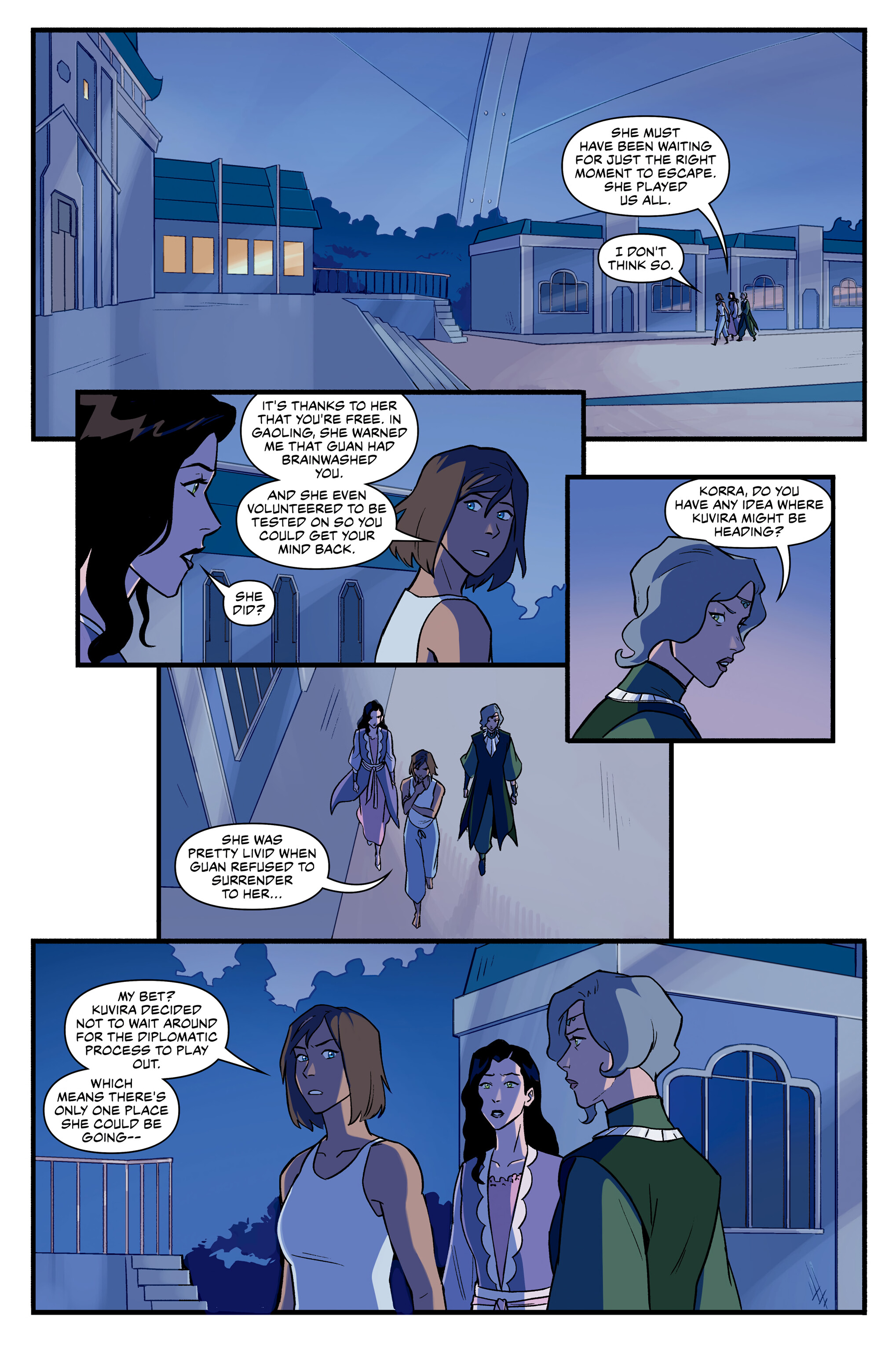 the legend of korra 科拉传奇漫画 ruins of the empire 帝国陨落