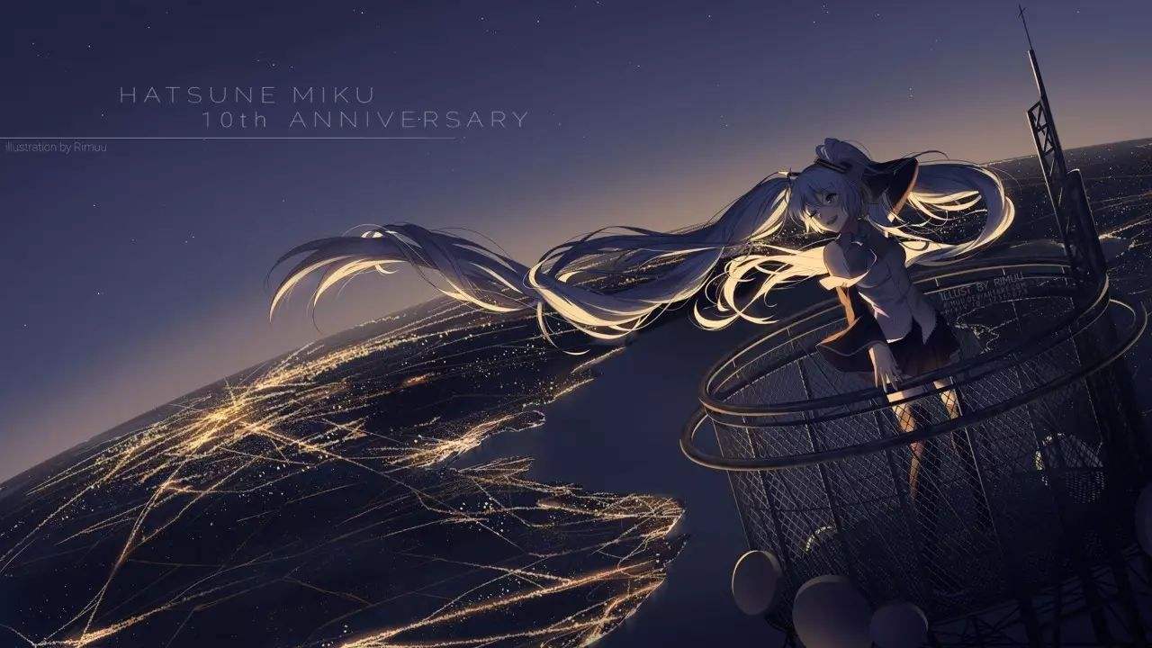 叮您的初音未来电脑壁纸已到请签收