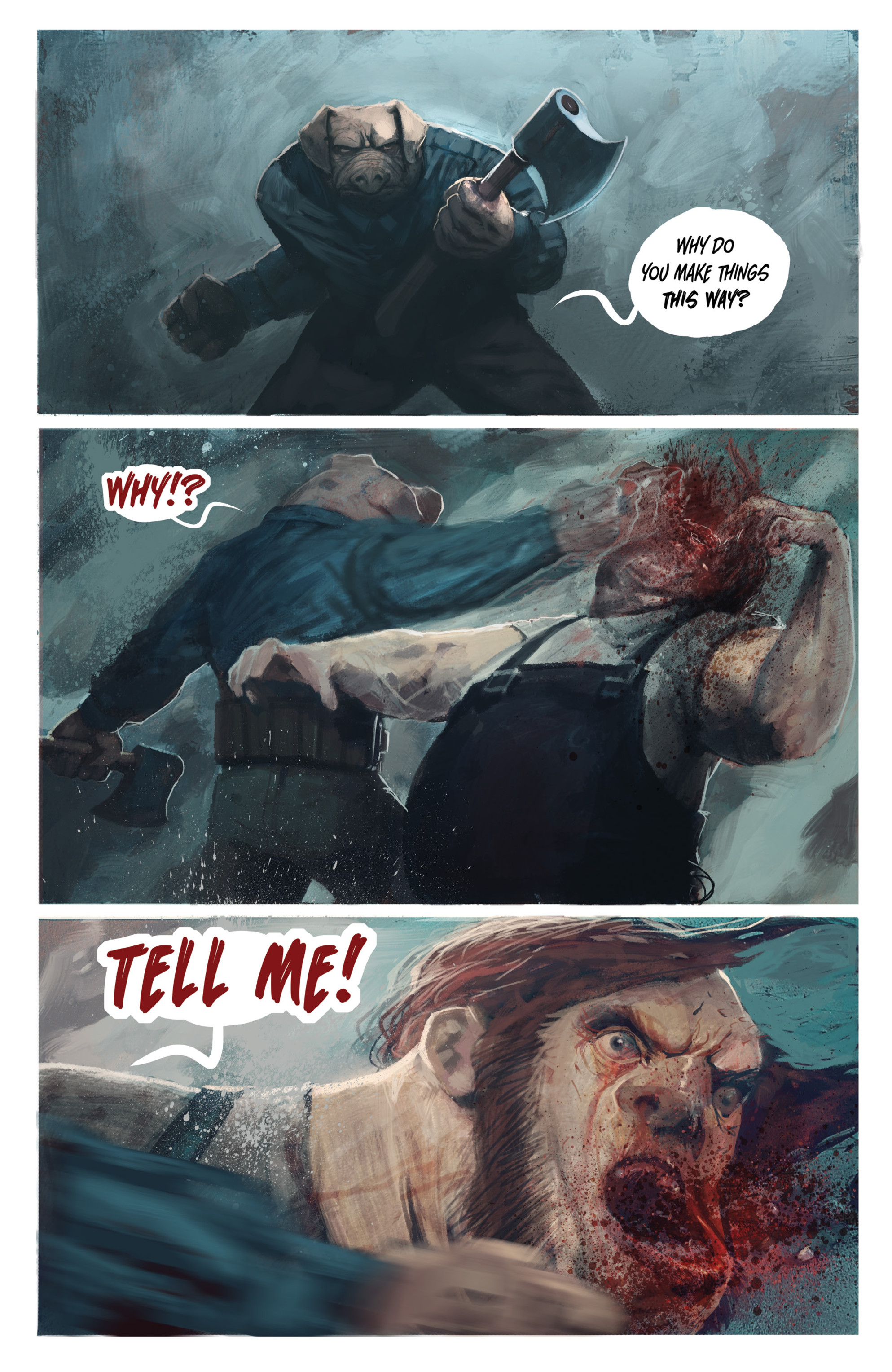 《oink:heaven"s butcher》(奥因克:天堂屠夫)漫画高清彩色电子扫描