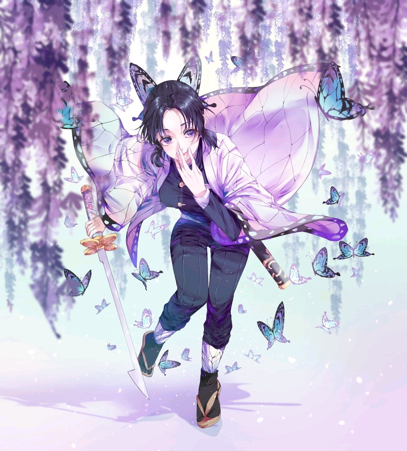 〖鬼灭之刃〗蝴蝶忍(虫之呼吸)的同人插画作品