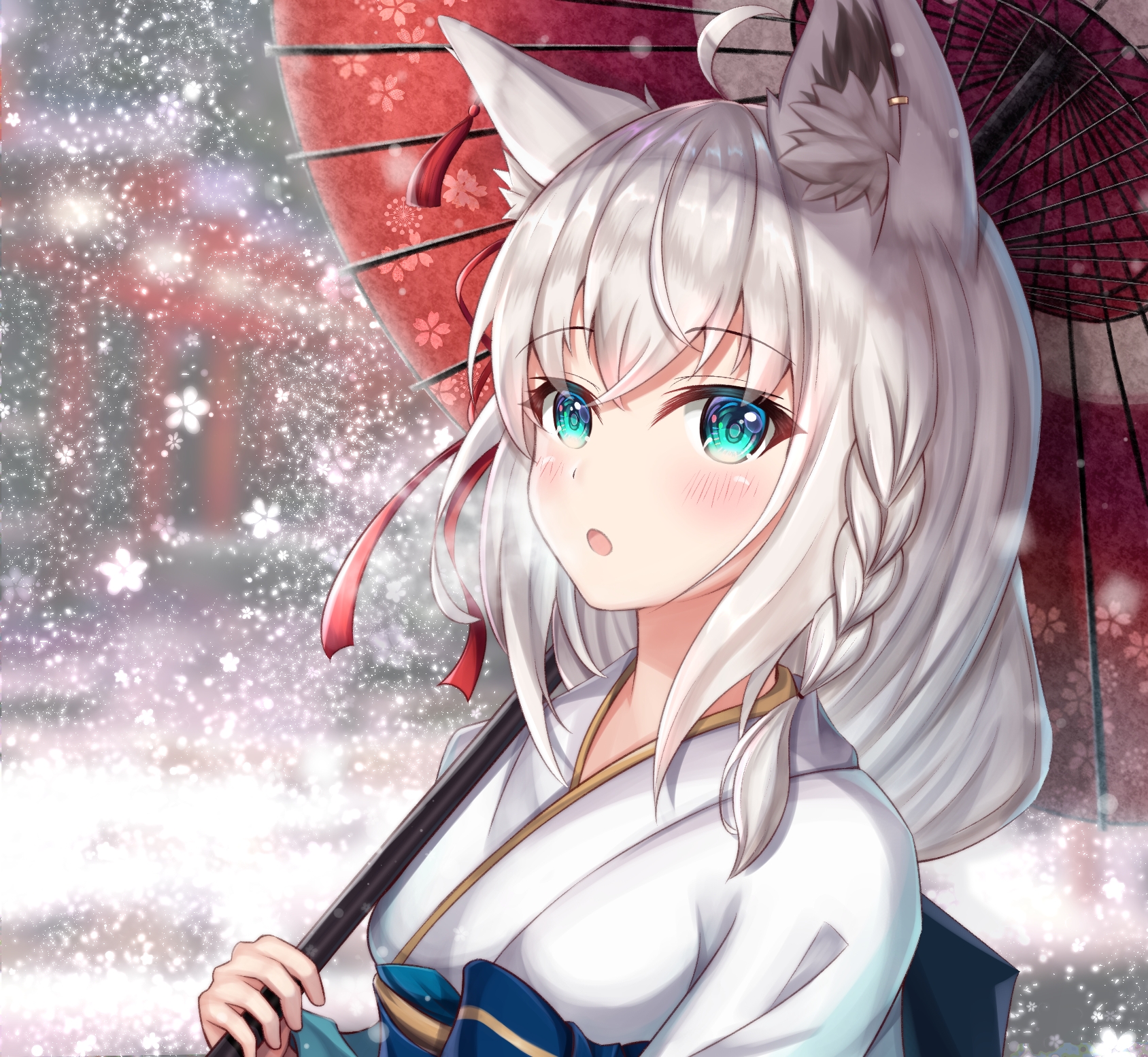 画师:@shirakamifubuki p站id:77140648         小白狐狸:唔嗯…,是