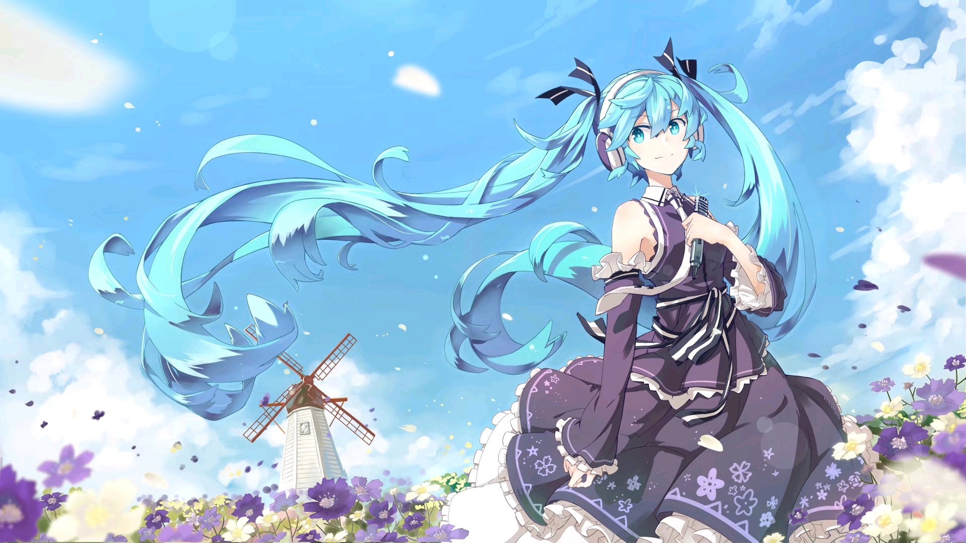 二次元壁纸no6初音未来横屏壁纸