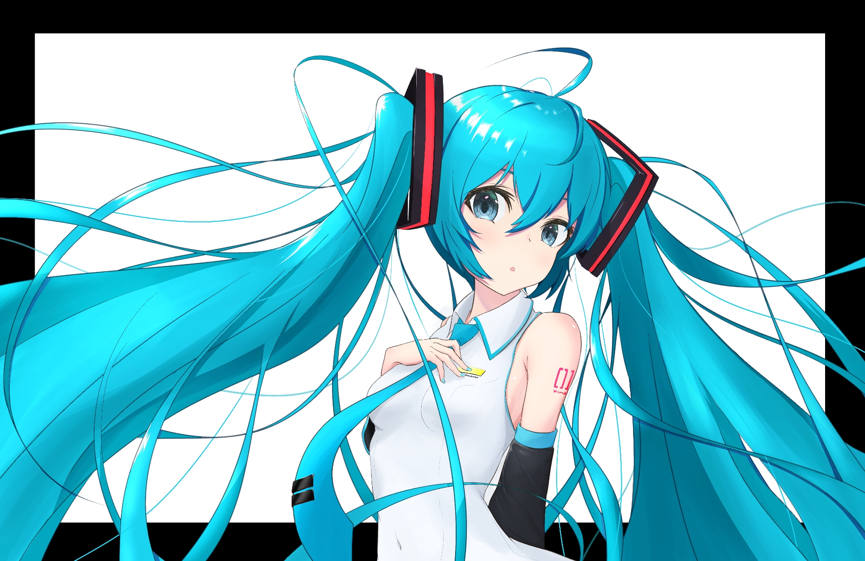 超好看的初音未来和洛天依