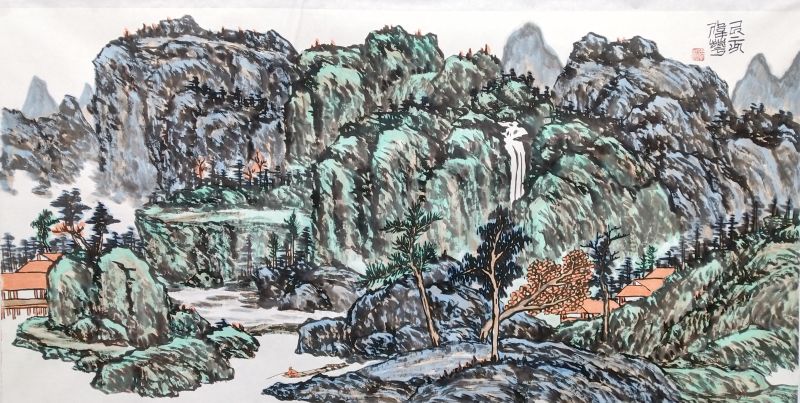 墨趣天成著名画家韩伟华作品欣赏