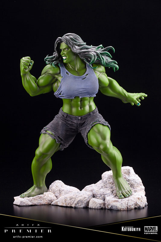 寿屋artfx premier系列《marvel universe》1/10 女绿巨人 简易组立