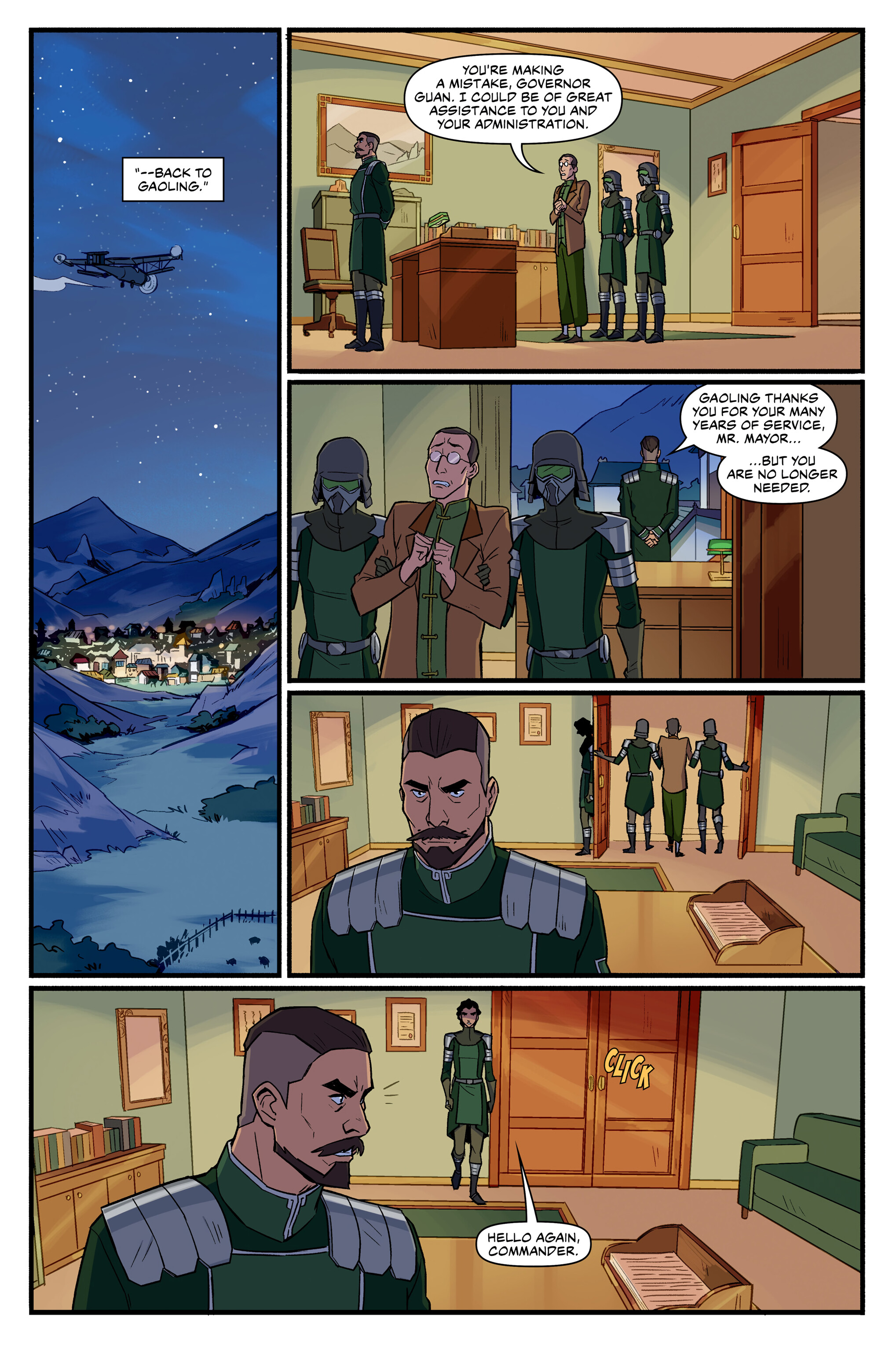 the legend of korra 科拉传奇漫画 ruins of the empire 帝国陨落