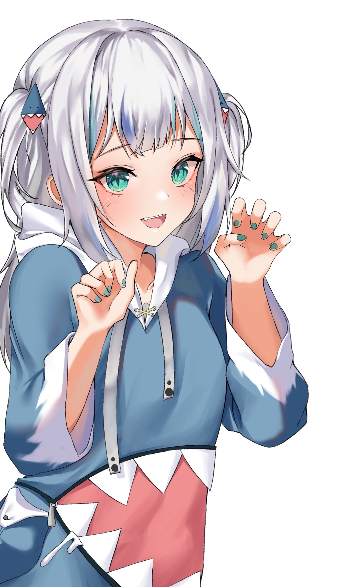 [vtuber]噶呜·古拉/鲨鲨/鲨鱼娘gawr gura高清图片壁纸(搬运)
