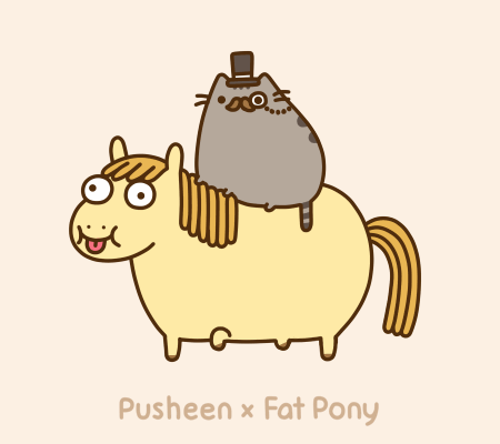 pusheen(胖吉猫)谁不爱?