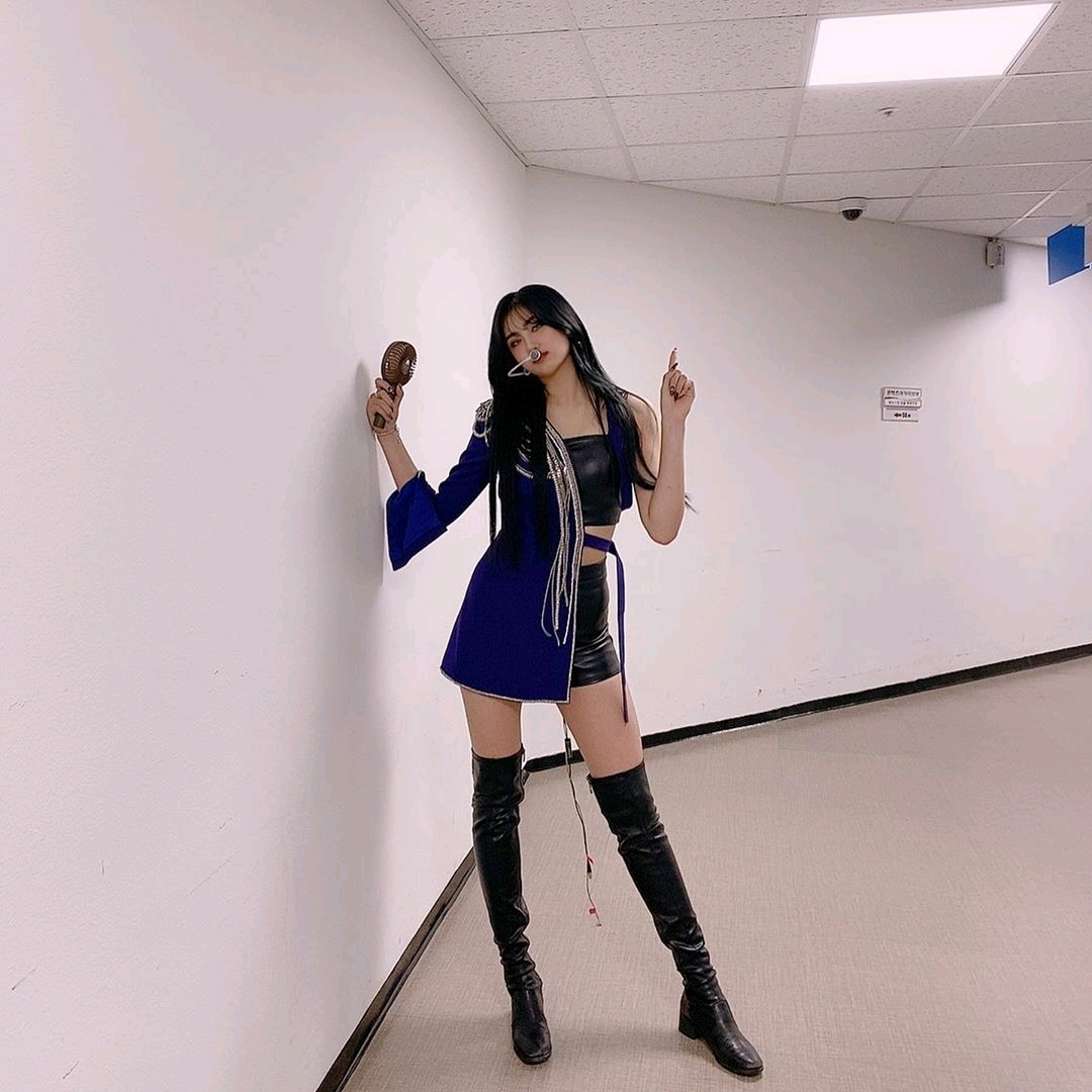everglow现役身高最高女爱豆aisha也太好看了吧