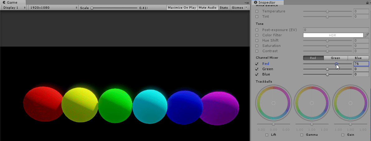 想把,比如调整红色通道下的参数,增加r值,代表提升图中所有组成颜色